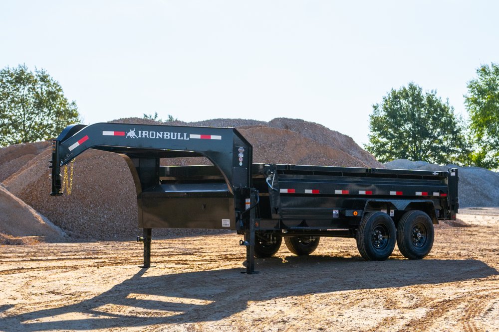 2026 Iron Bull 83x14 Gooseneck Dump Box Trailer