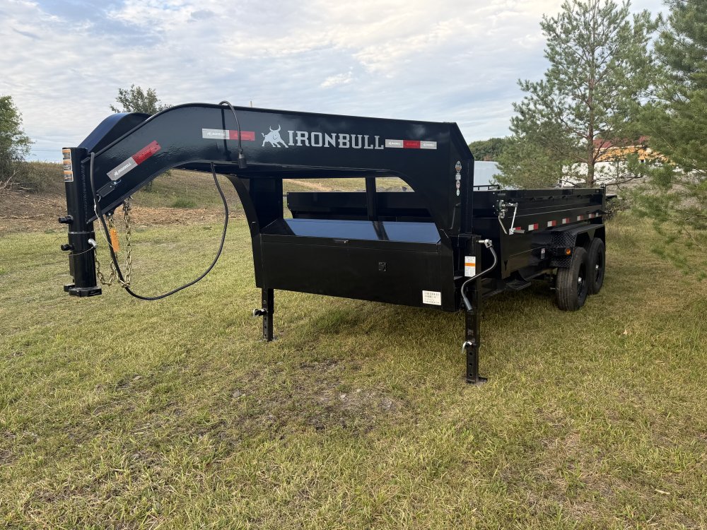 2027 Iron Bull 83x14 Gooseneck Dump Box Trailer