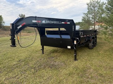 2027 Iron Bull 83x14 Gooseneck Dump Box Trailer