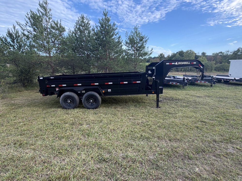 2027 Iron Bull 83x14 Gooseneck Dump Box Trailer