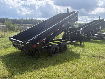 2027 Iron Bull 83x16 Gooseneck Dump Box Trailer 16K
