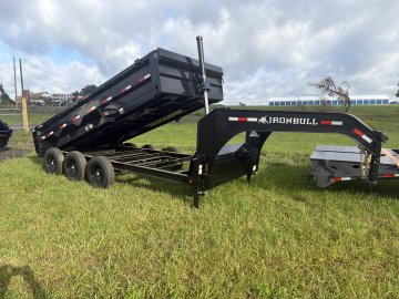 2027 Iron Bull 83x16 Gooseneck Dump Box Trailer 21K