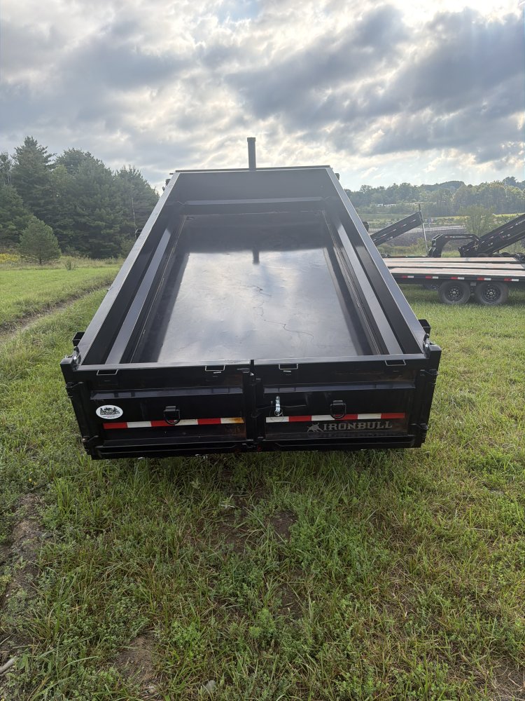2027 Iron Bull 83x16 Gooseneck Dump Box Trailer 21K