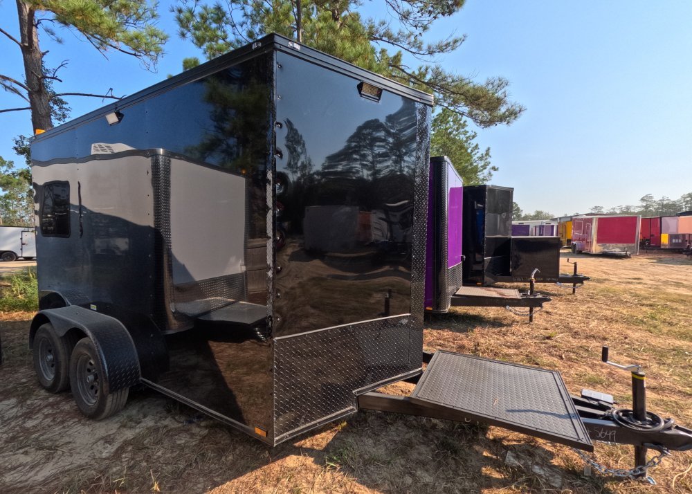 7'x12' Quality Cargo Fiber Splicing Trailer