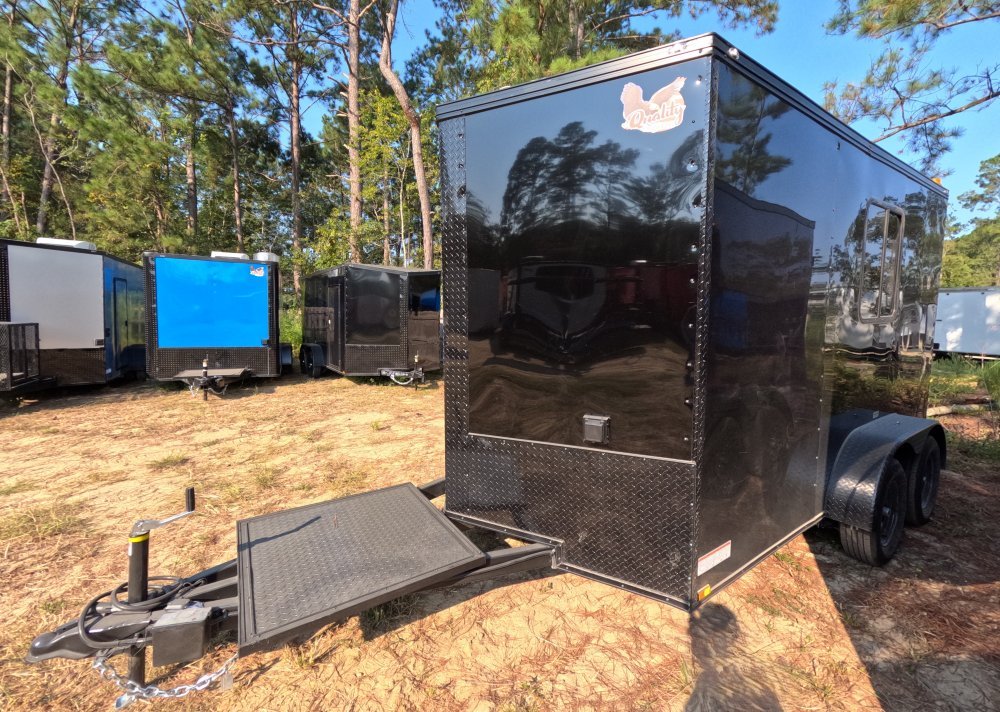 7'x12' Quality Cargo Fiber Splicing Trailer