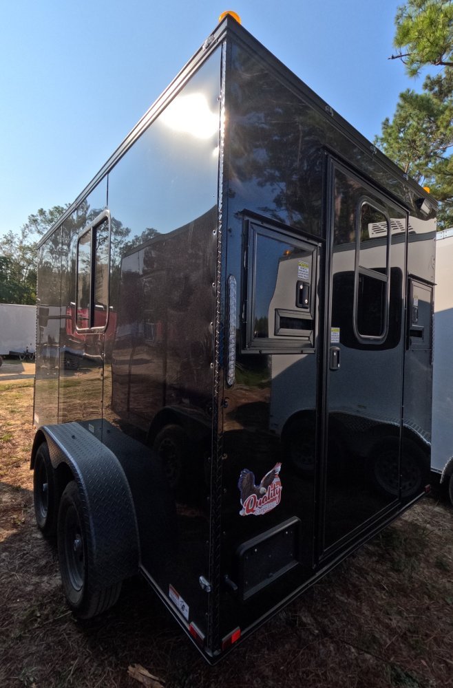 7'x12' Quality Cargo Fiber Splicing Trailer