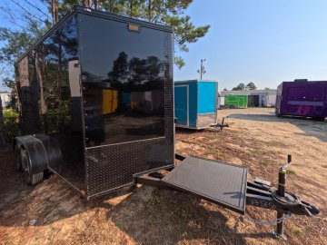 7'x12' Quality Cargo Fiber Splicing Trailer