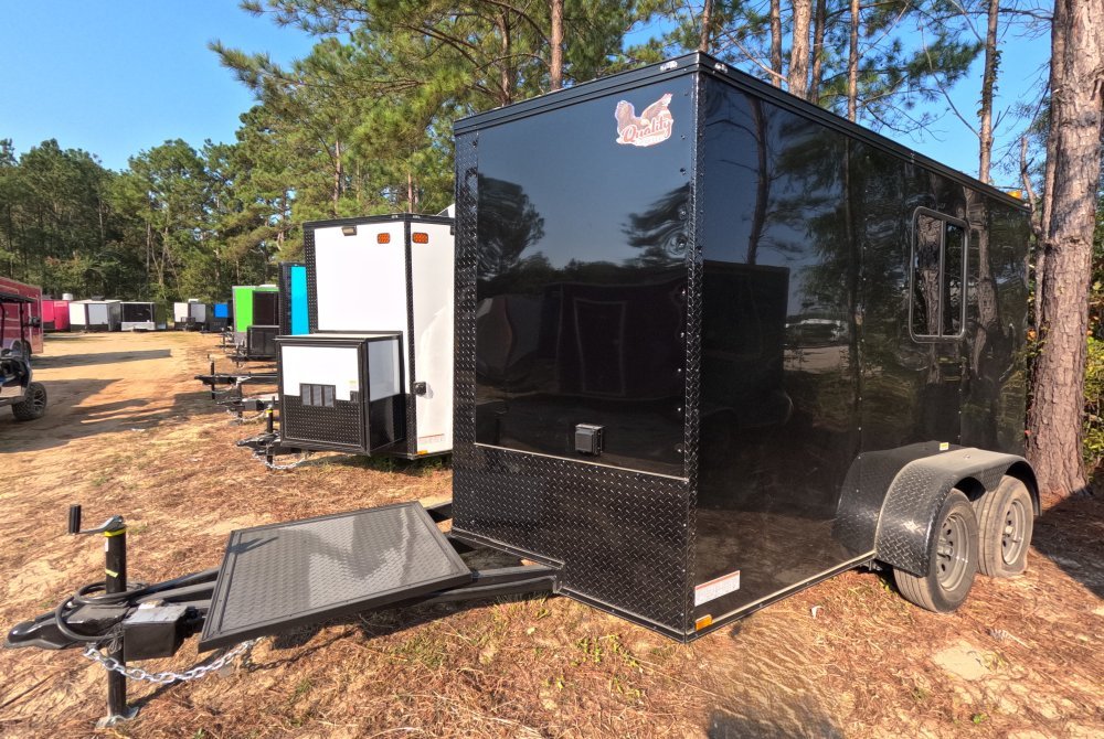 7'x12' Quality Cargo Fiber Splicing Trailer