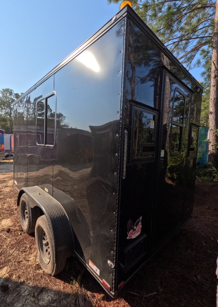 7'x12' Quality Cargo Fiber Splicing Trailer