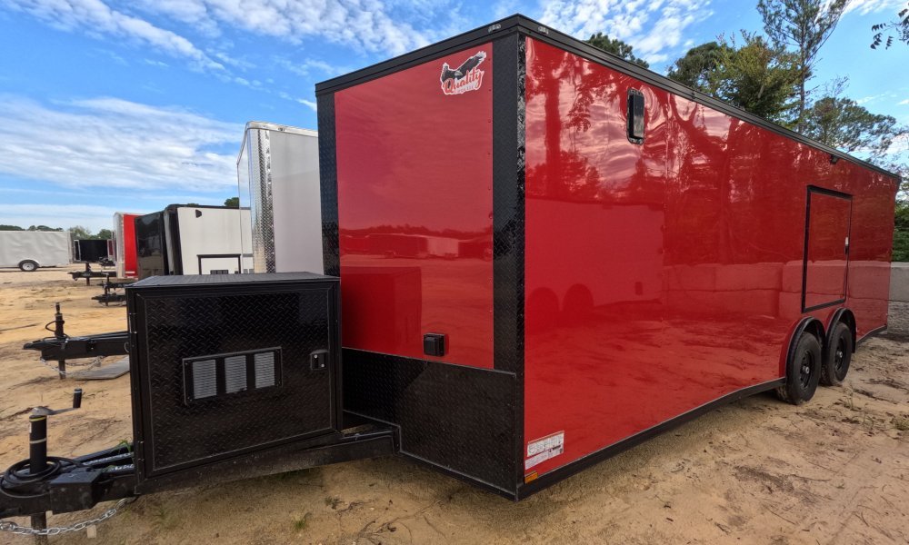 8' 5"x24' Quality Cargo Enclosed Car Hauler