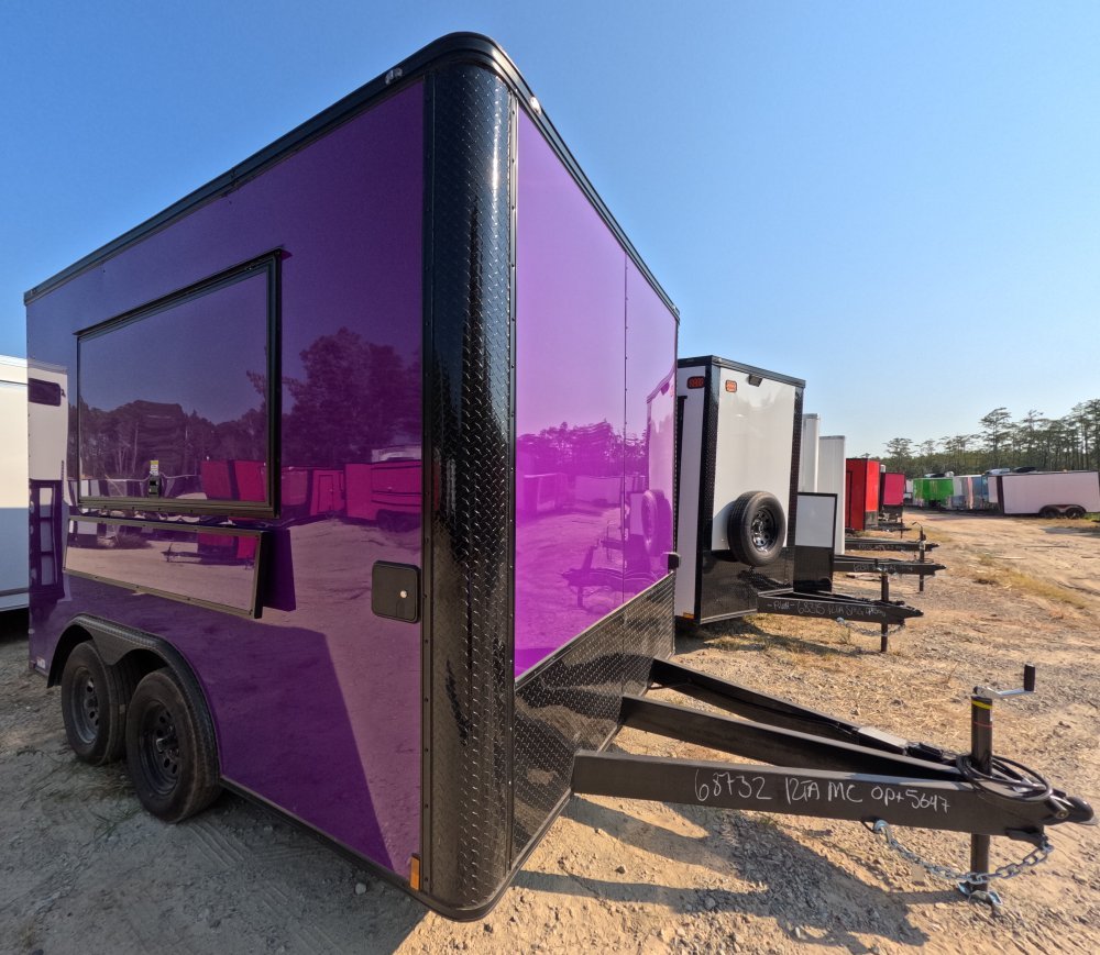 8' 6"x12' Quality Cargo Concession Trailer