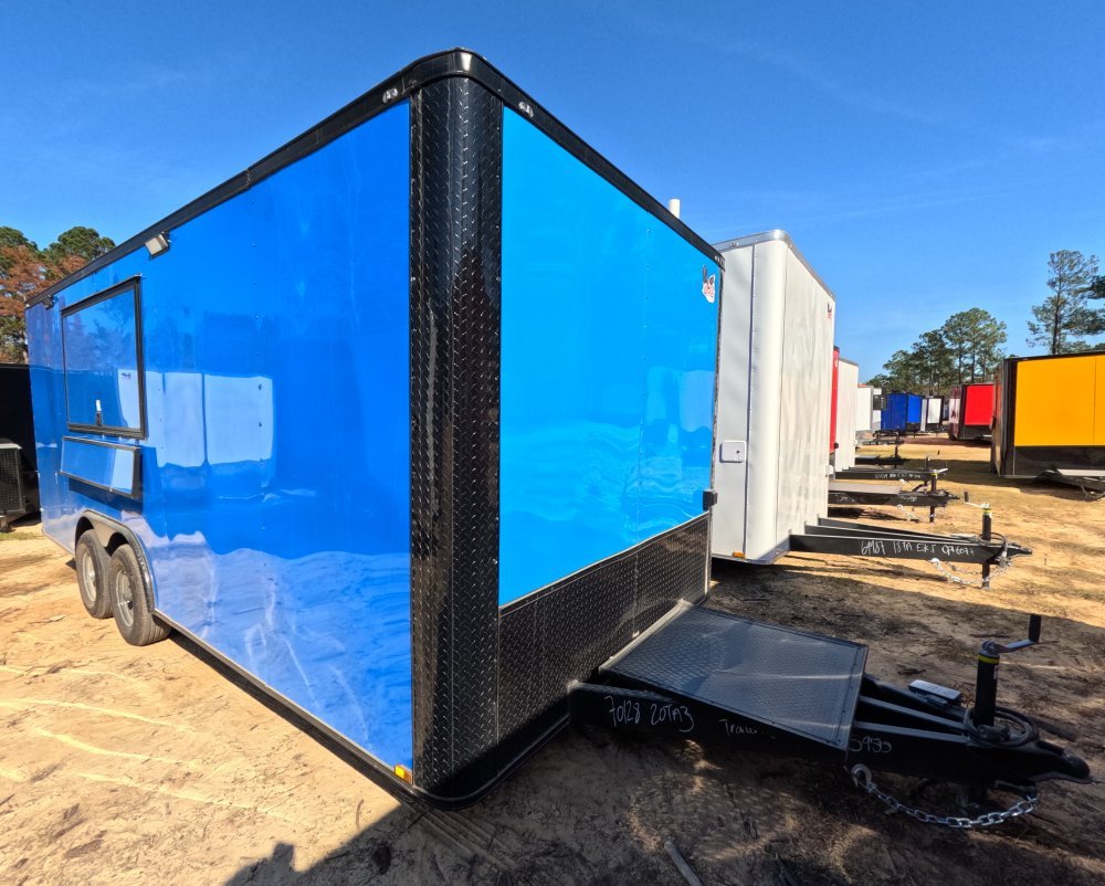 8.5'x20' Quality Cargo Concession Trailer