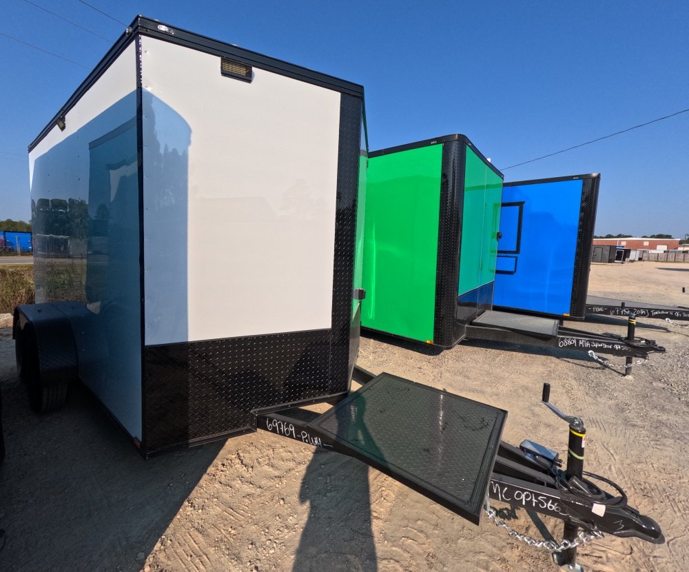 7'x12' Quality Cargo Fiber Splicing Trailer