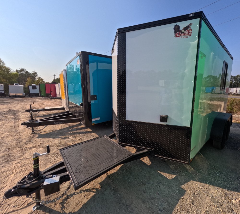 7'x12' Quality Cargo Fiber Splicing Trailer