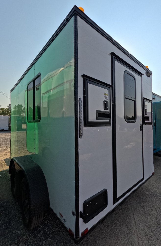 7'x12' Quality Cargo Fiber Splicing Trailer