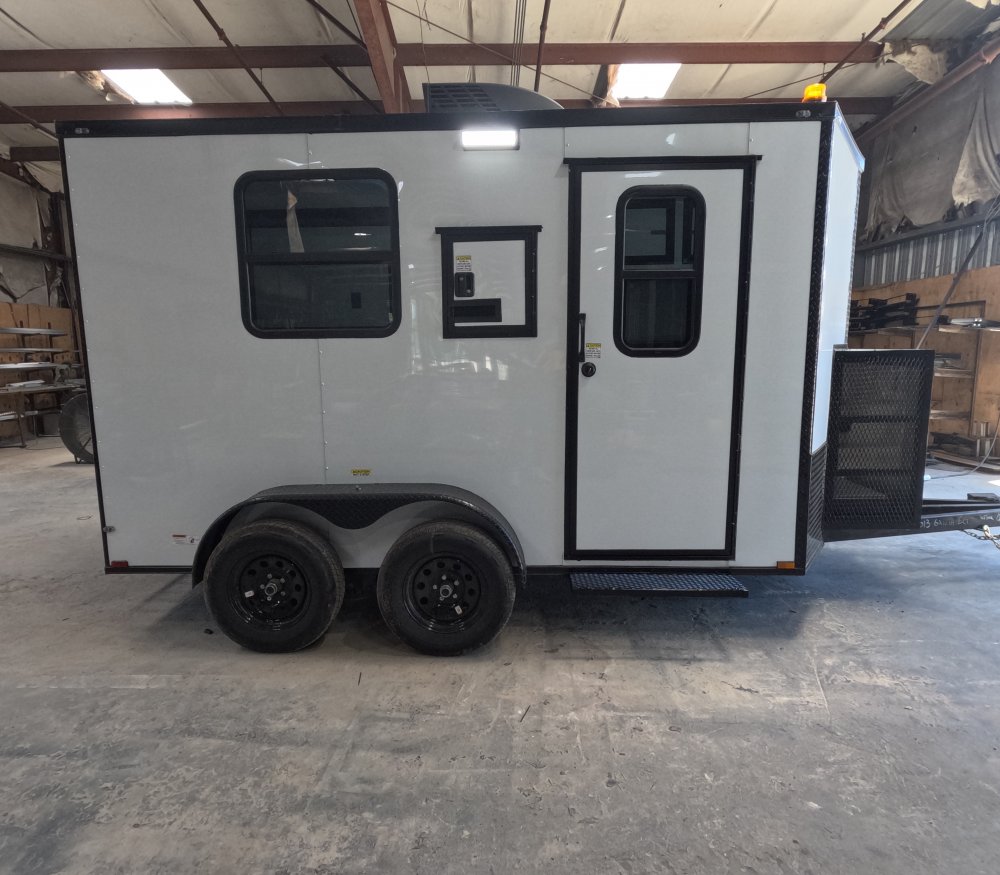 6'x12' Quality Cargo Fiber Splicing Trailer