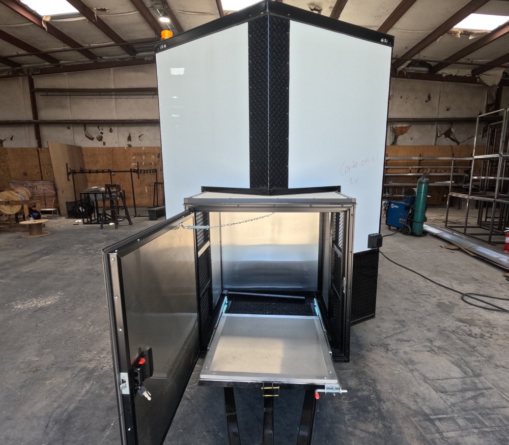 6'x12' Quality Cargo Fiber Splicing Trailer
