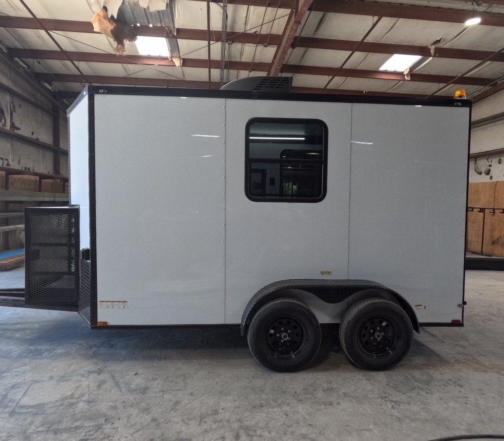 6'x12' Quality Cargo Fiber Splicing Trailer
