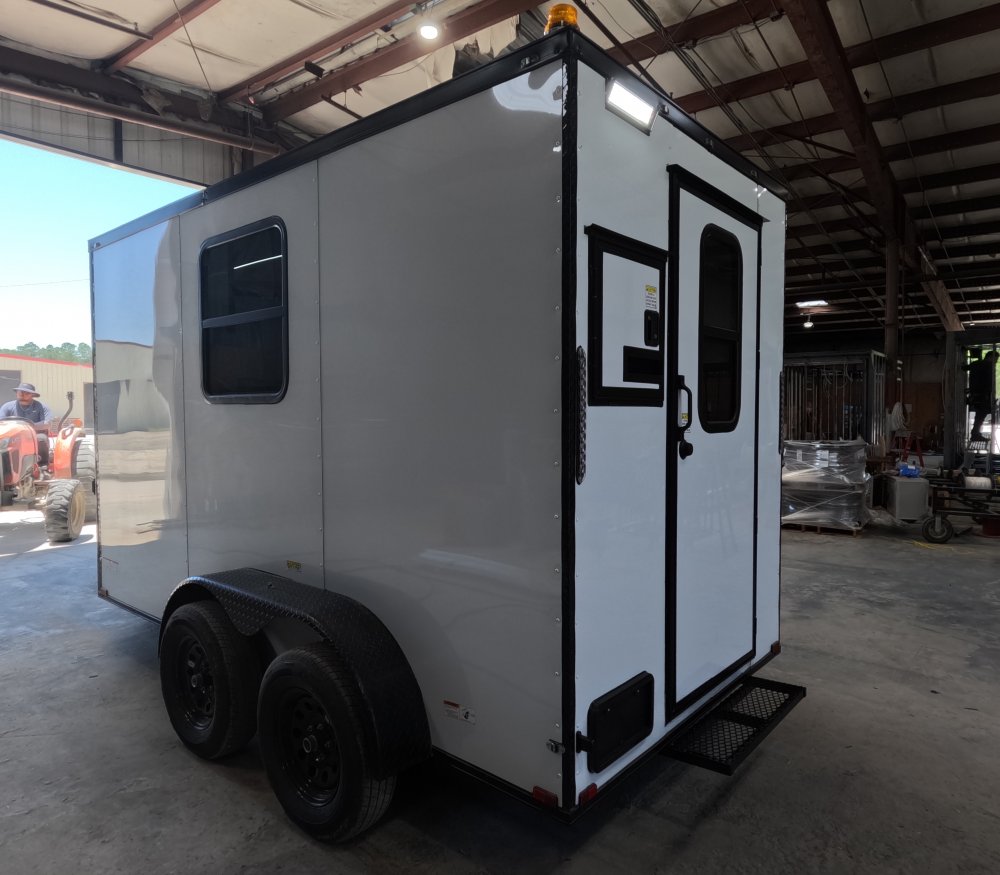 6'x12' Quality Cargo Fiber Splicing Trailer