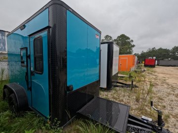 6'x10' Quality Cargo Fiber Splicing Trailer