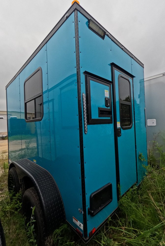 6'x10' Quality Cargo Fiber Splicing Trailer