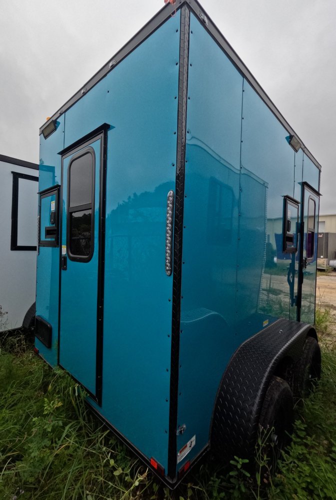 6'x10' Quality Cargo Fiber Splicing Trailer