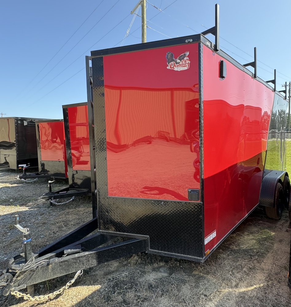 7'x16' Quality Cargo Enclosed Car Hauler