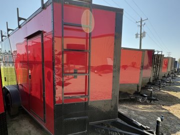 7'x16' Quality Cargo Enclosed Car Hauler