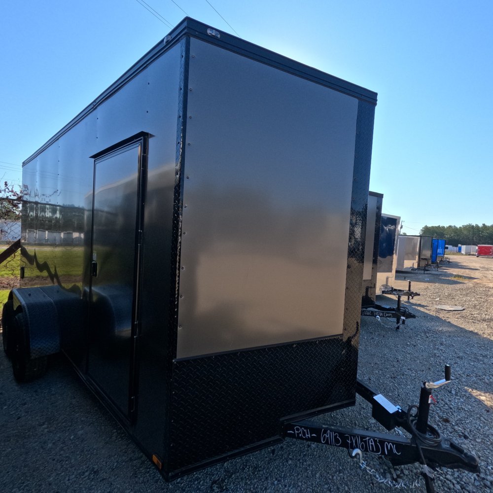 7'x16' Quality Cargo Enclosed Cargo