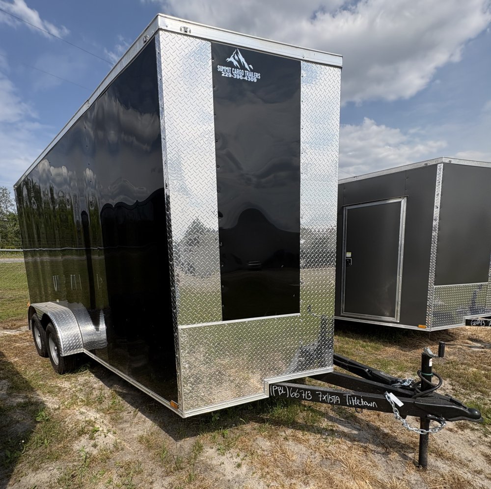 7'x16' Quality Cargo Enclosed Cargo