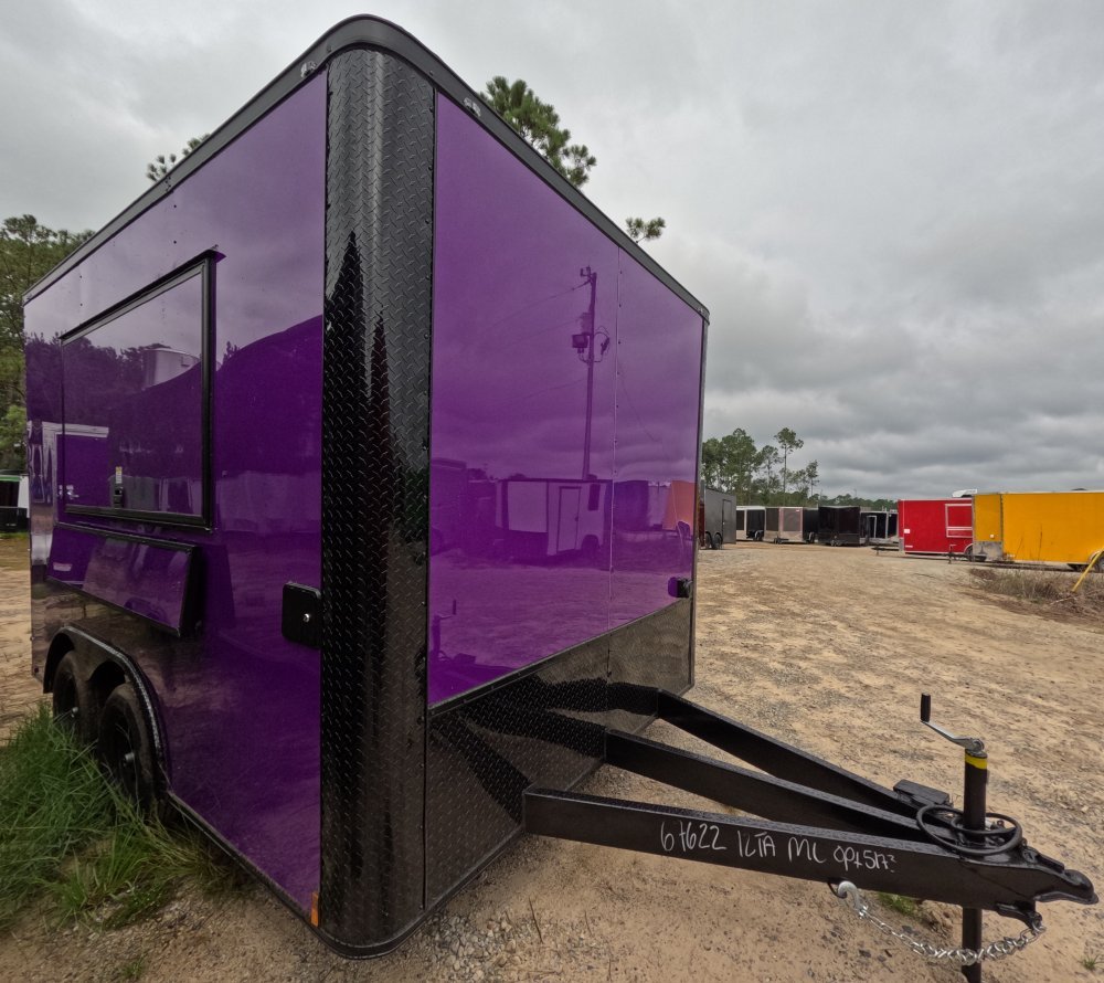 8.5'x12' Quality Cargo Concession Trailer