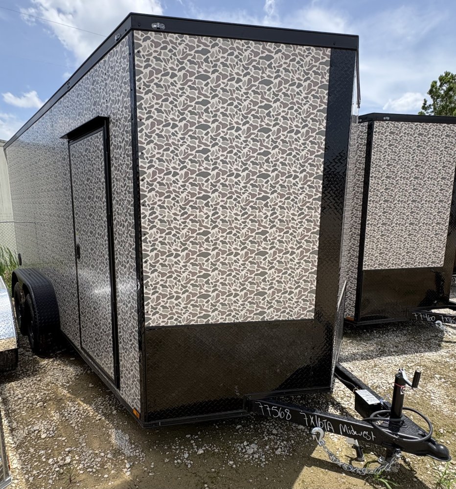 7'x16' Quality Cargo Enclosed Cargo