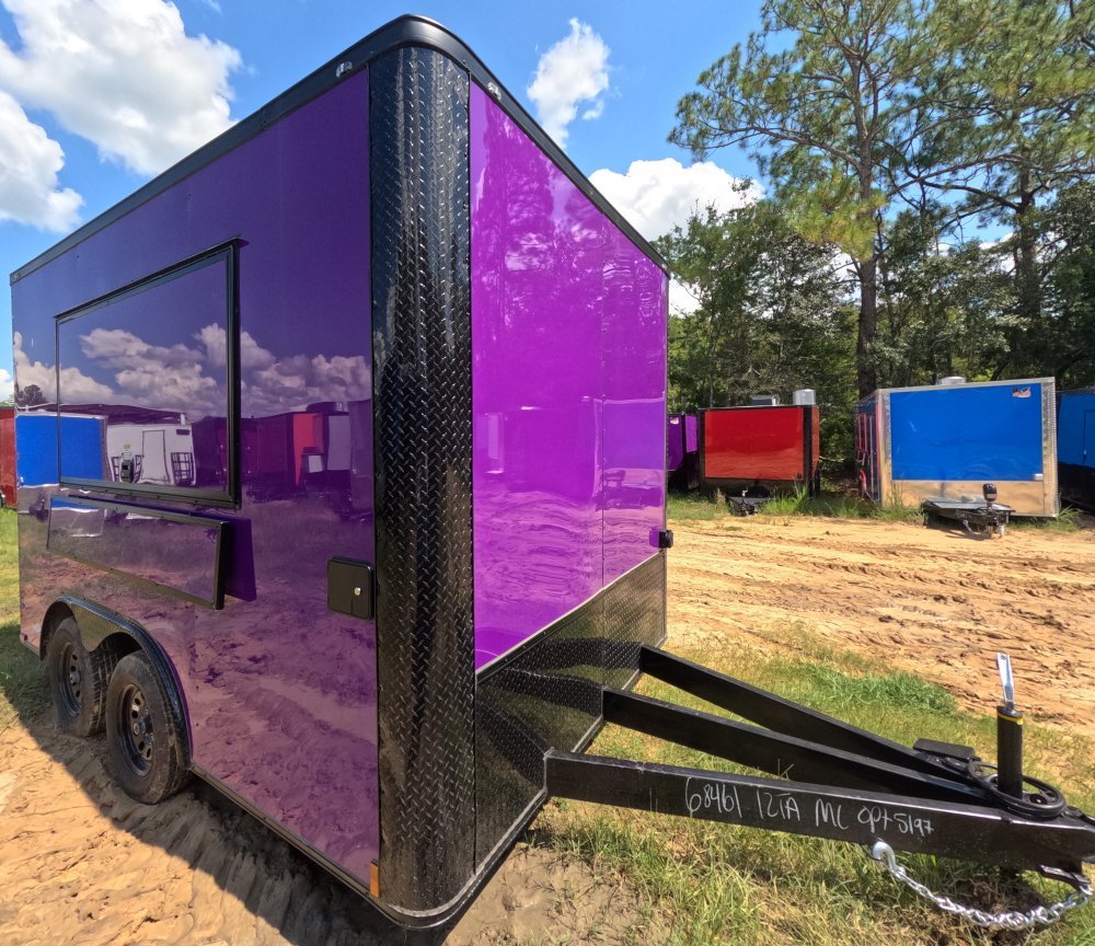 8.5'x12' Quality Cargo Concession Trailer