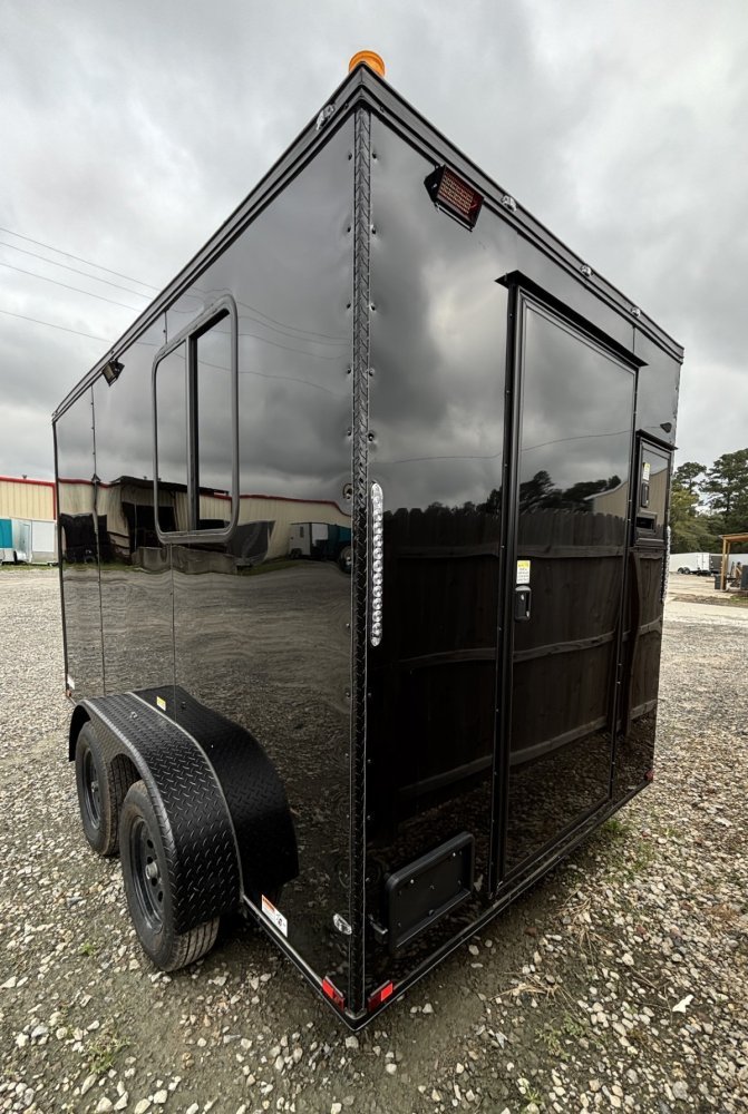 7'x12' Quality Cargo Fiber Splicing Trailer