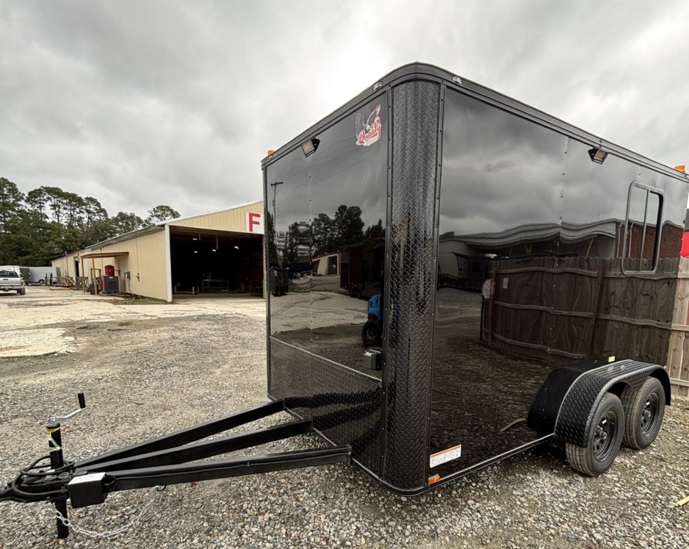7'x12' Quality Cargo Fiber Splicing Trailer