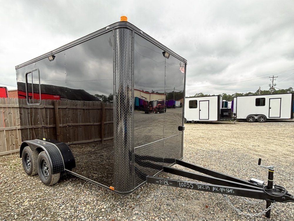 7'x12' Quality Cargo Fiber Splicing Trailer