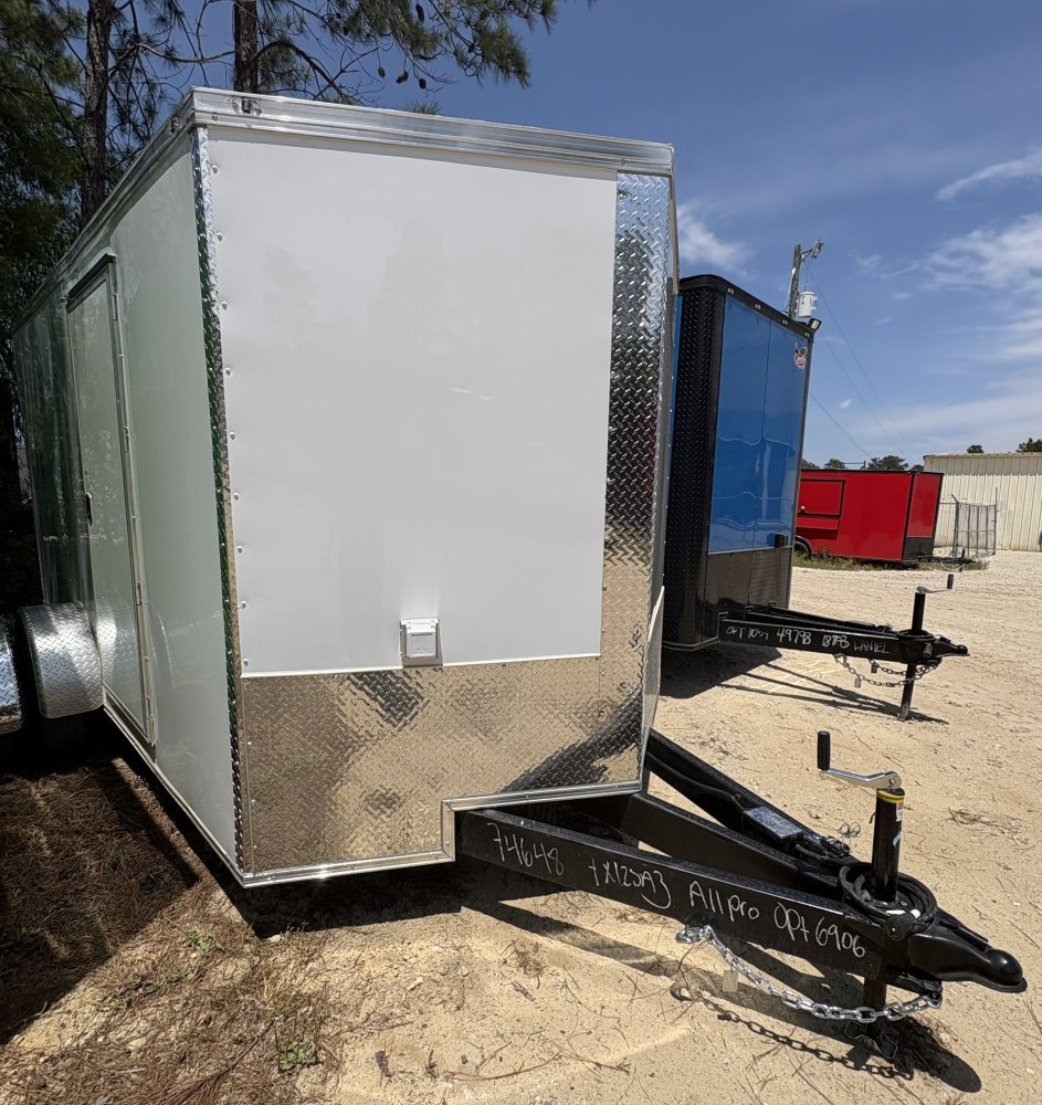 7'x12' Quality Cargo Bathroom Trailer