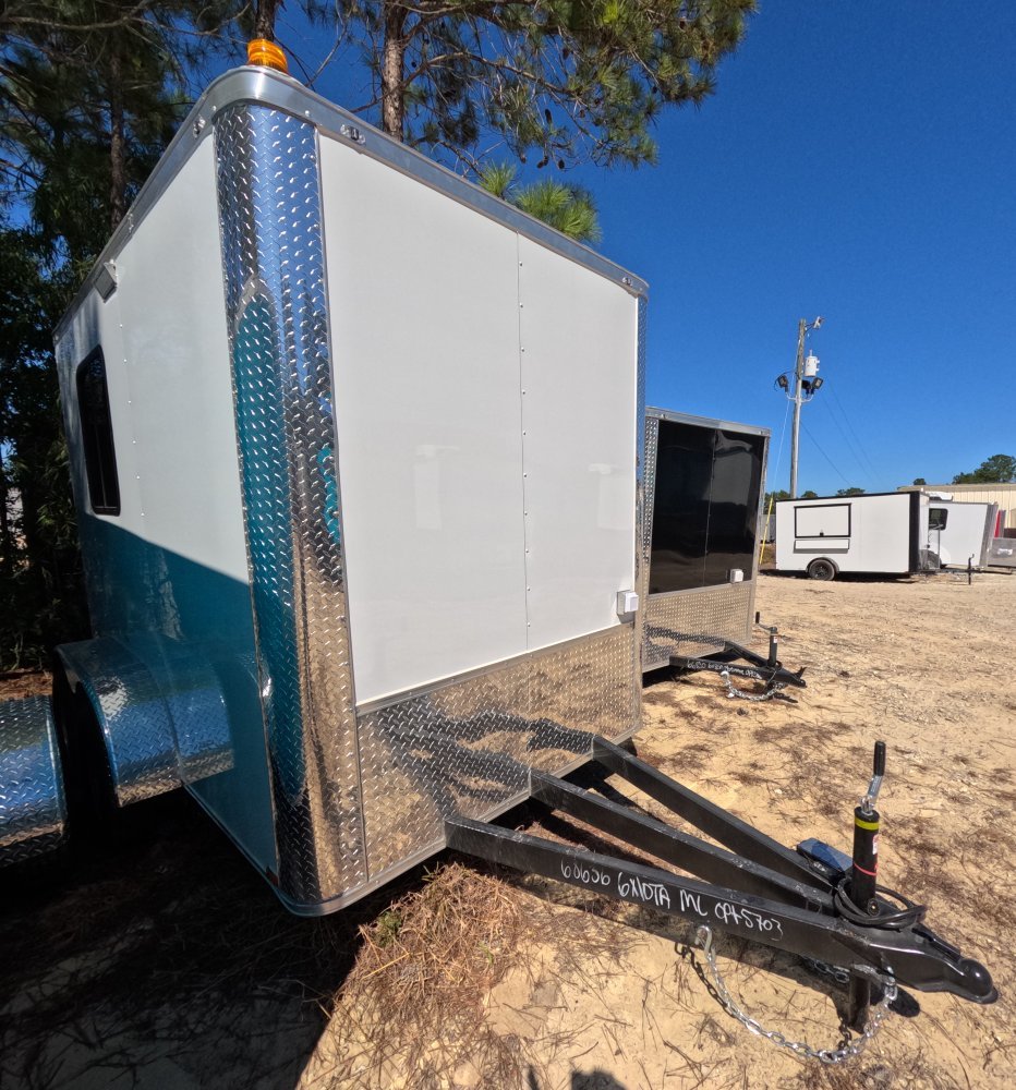 6'x10' Quality Cargo Fiber Splicing Trailer