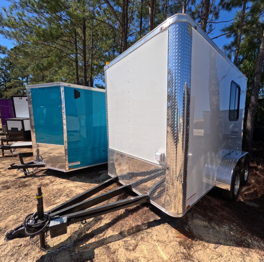 6'x10' Quality Cargo Fiber Splicing Trailer