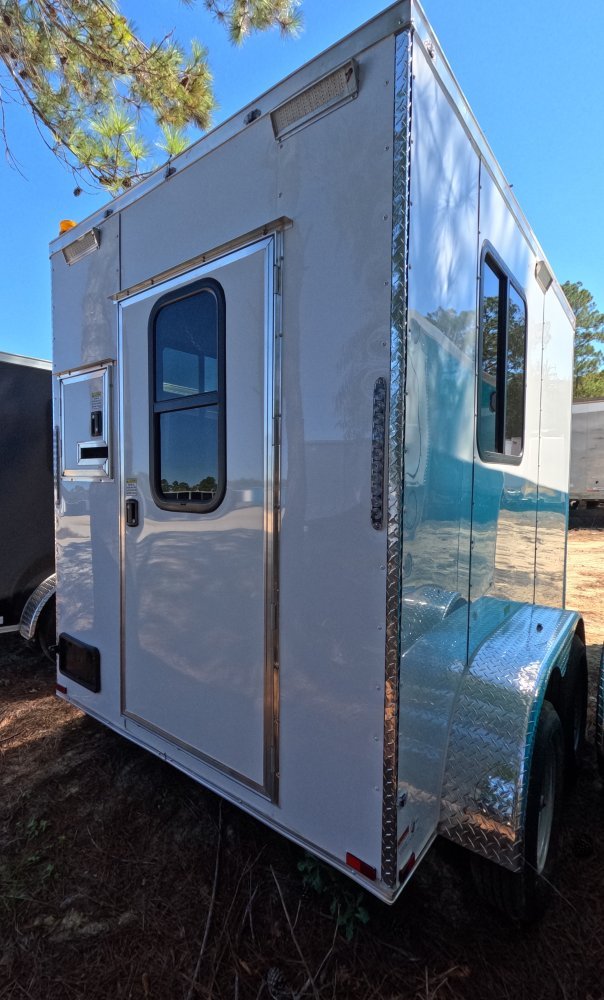 6'x10' Quality Cargo Fiber Splicing Trailer