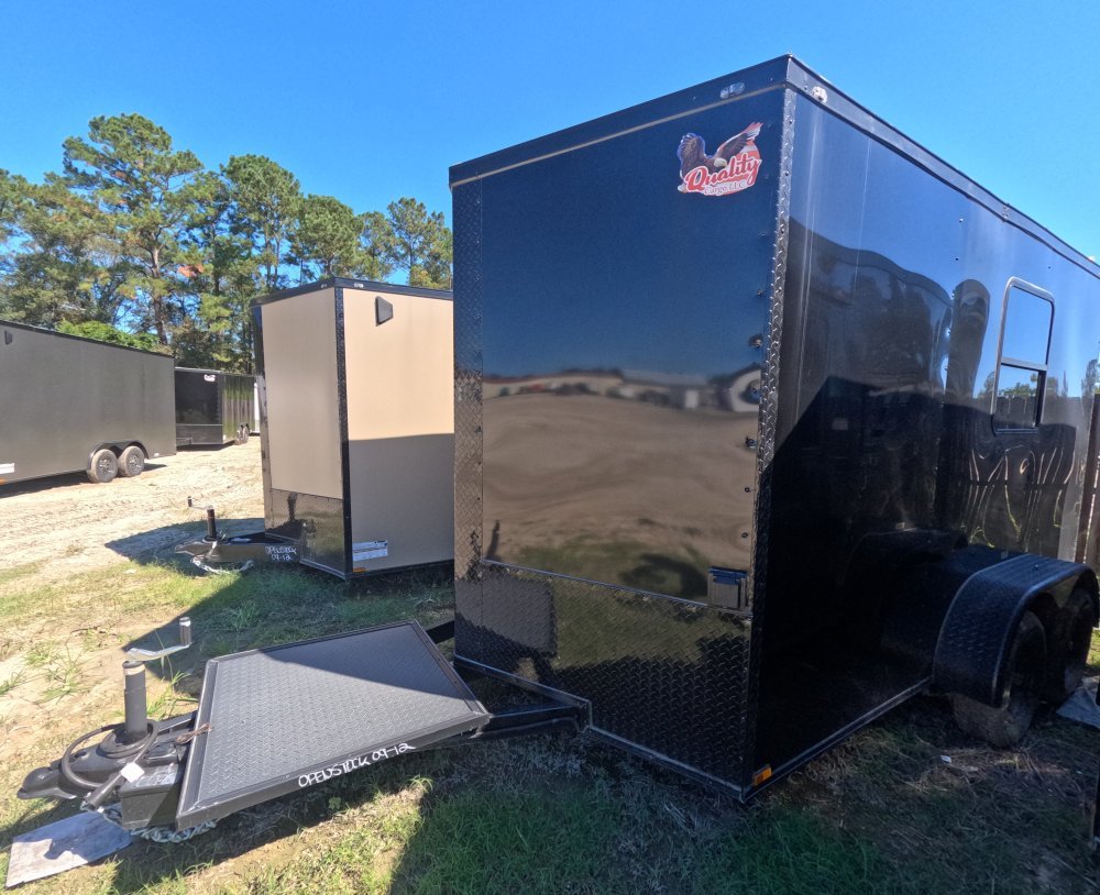 7'x12' Quality Cargo Fiber Splicing Trailer