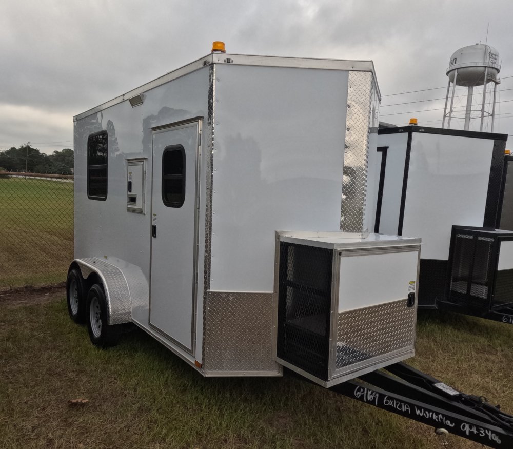 6'x12' Quality Cargo Fiber Splicing Trailer