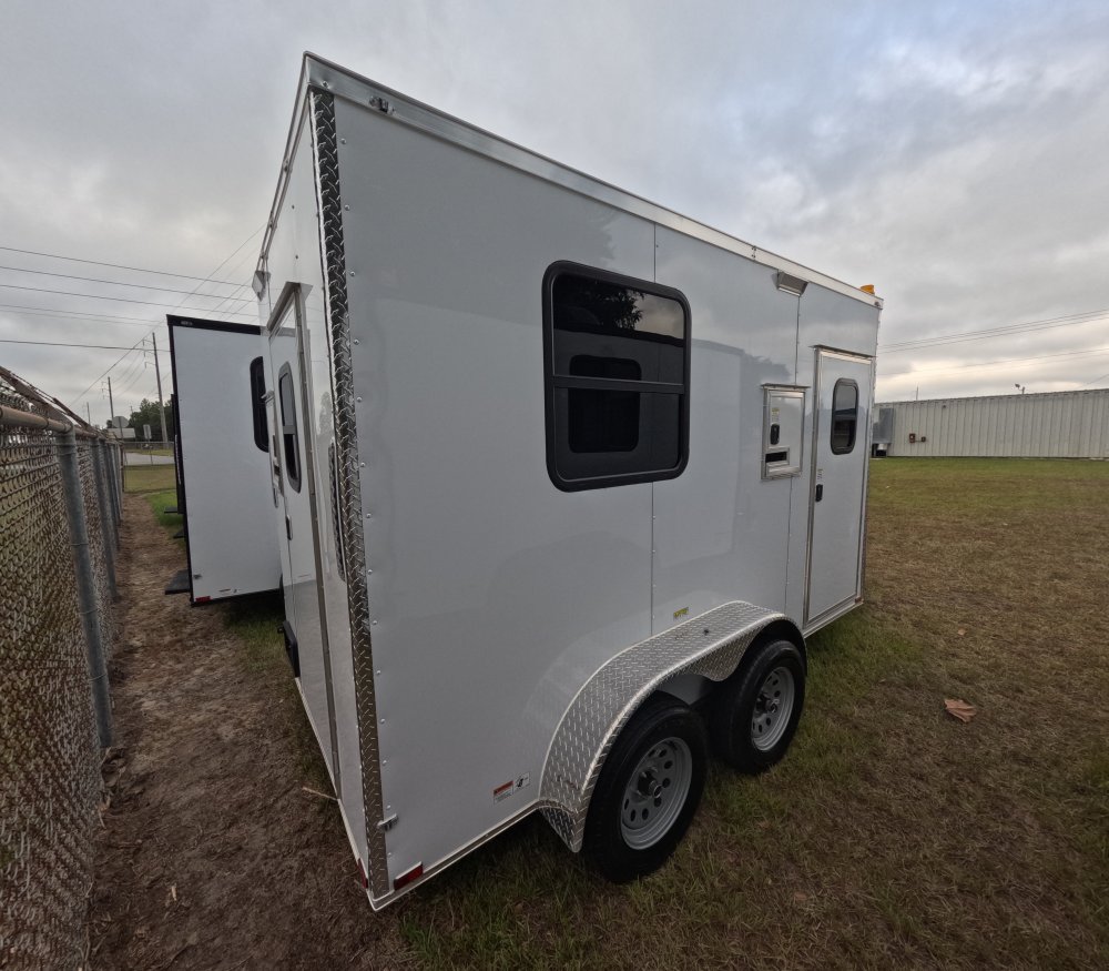 6'x12' Quality Cargo Fiber Splicing Trailer
