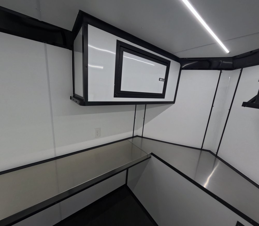 6'x12' Quality Cargo Fiber Splicing Trailer