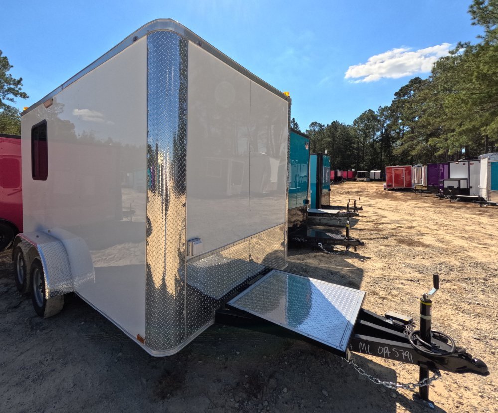 7'x12' Quality Cargo Fiber Splicing Trailer