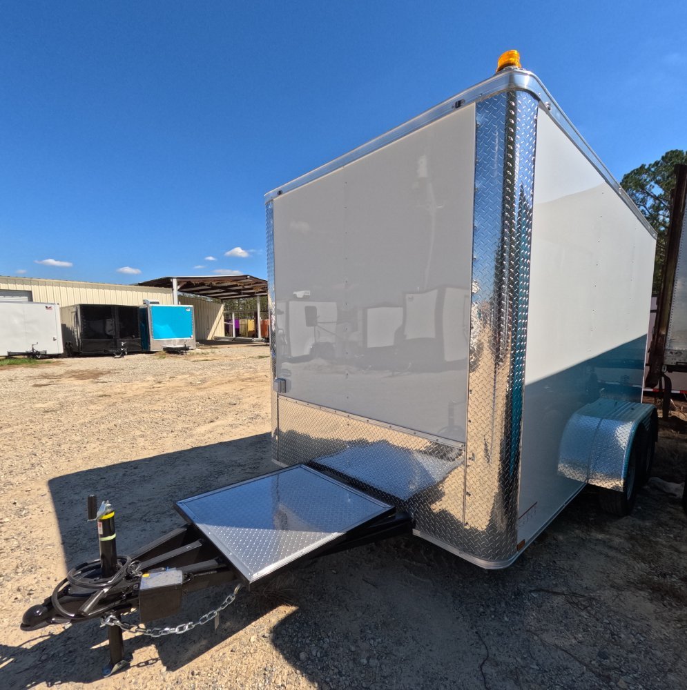 7'x12' Quality Cargo Fiber Splicing Trailer