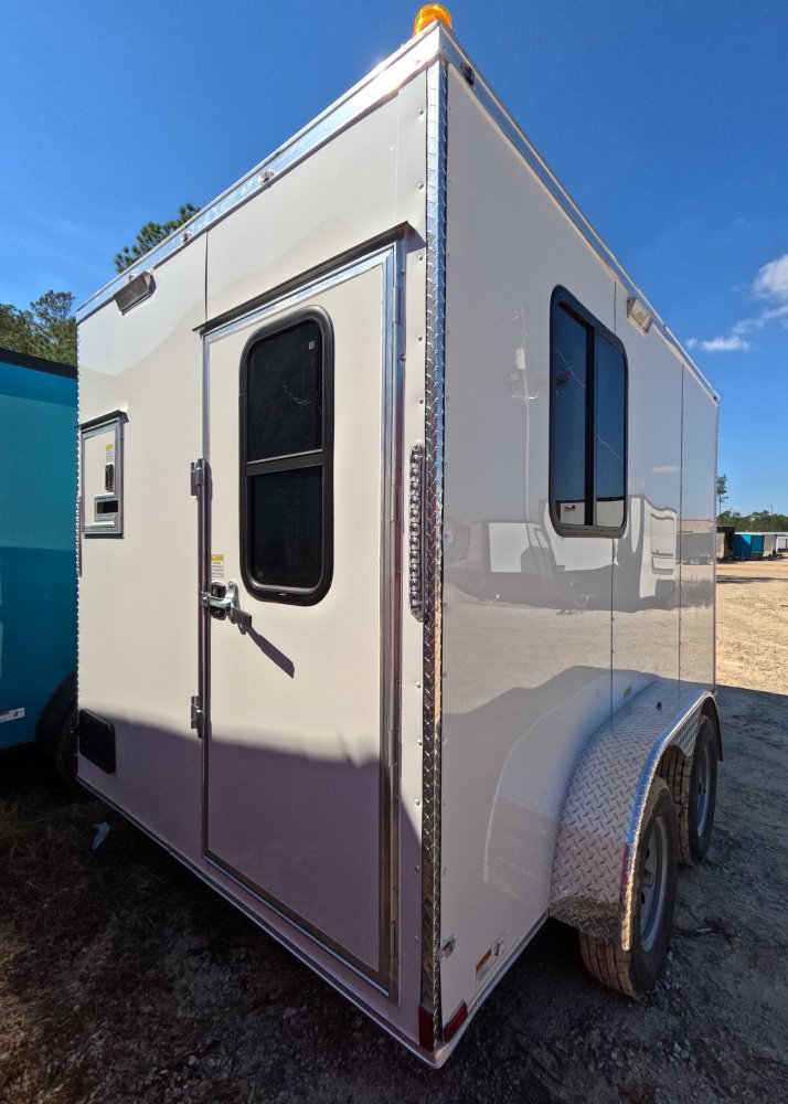 7'x12' Quality Cargo Fiber Splicing Trailer