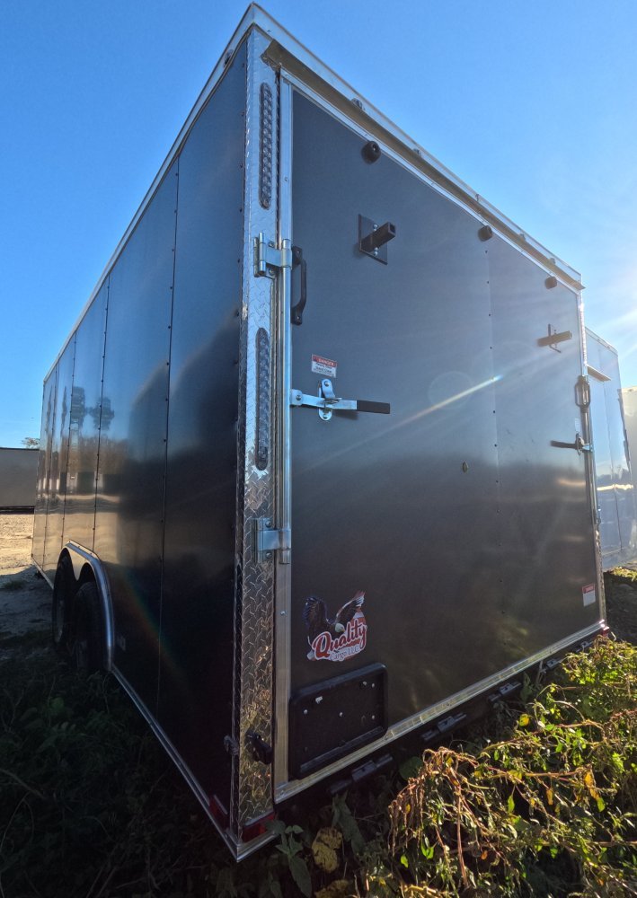 8.5'x18' Quality Cargo Bathroom Trailer