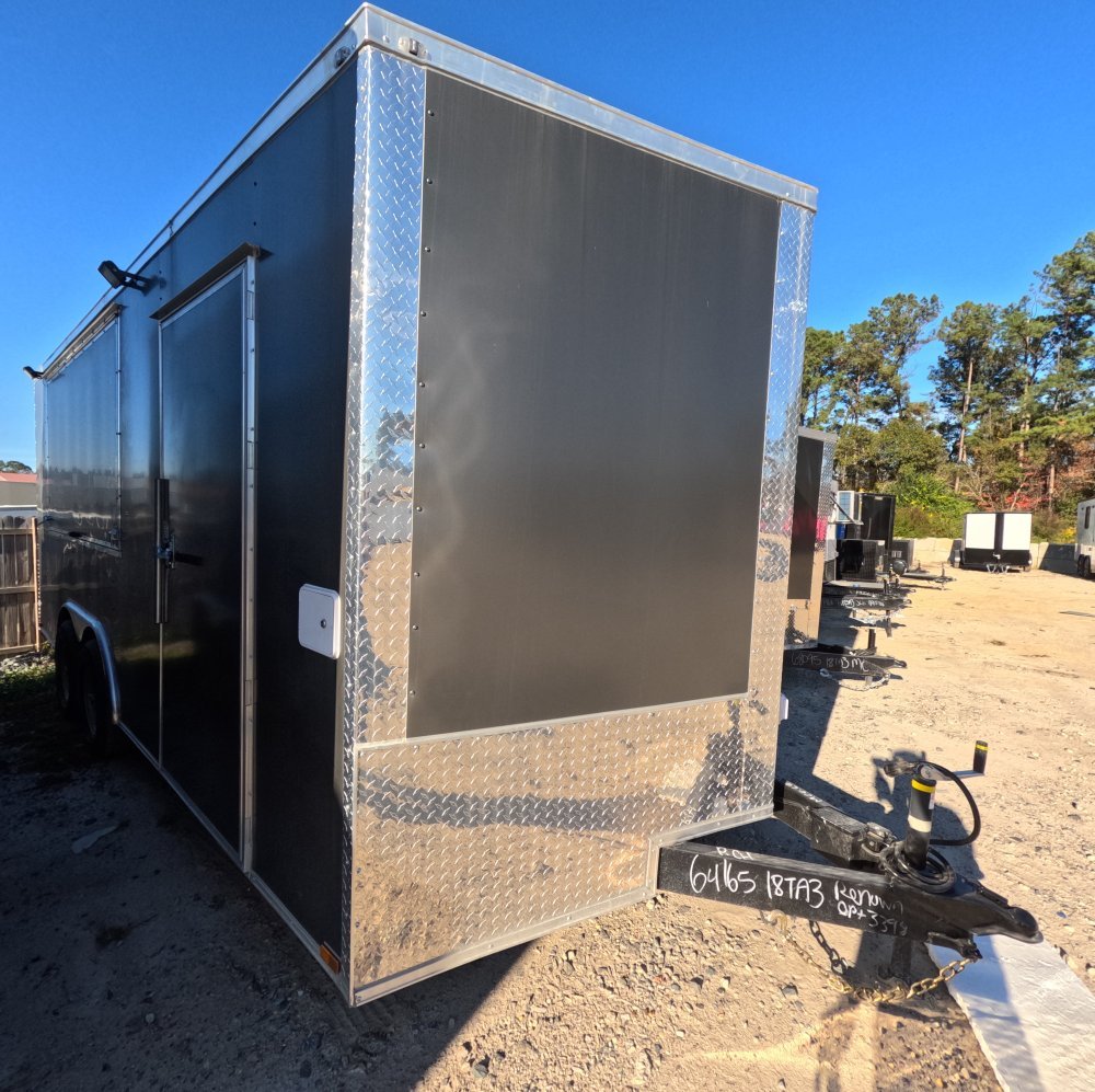 8.5'x18' Quality Cargo Bathroom Trailer