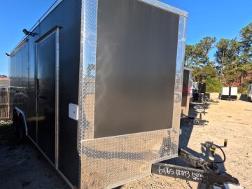 8.5'x18' Quality Cargo Bathroom Trailer